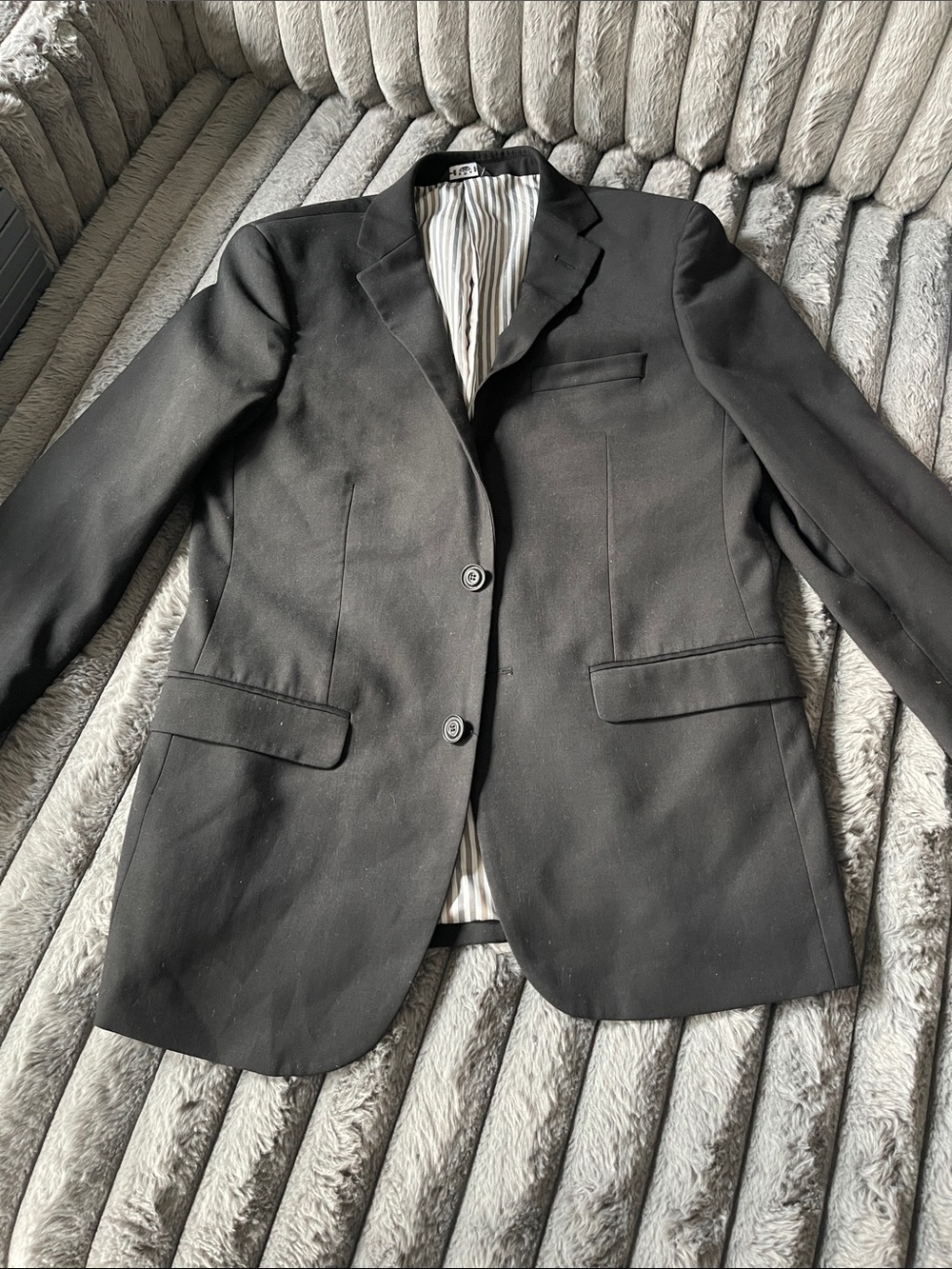 Men's Black Blazer Jacket - Classic Tailored Style